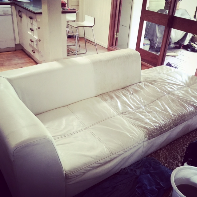 How to Clean and Restore a White Leather Couch