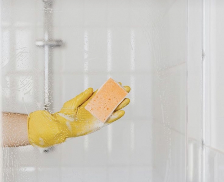 How to Clean Shower Glass Naturally Detergent & Vinegar